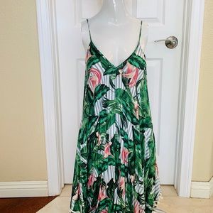 Sun dress Tropical print size small